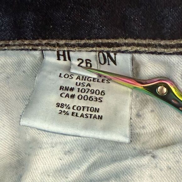 Hudson Beth Midrise Baby Boot Jeans in Color Jets Blue - Women’s US 26 - Picture 8 of 9